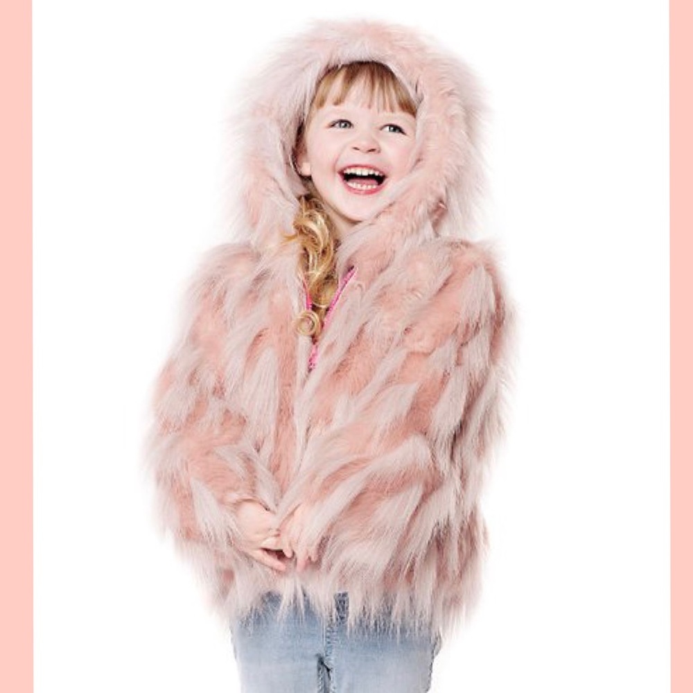 DONNA SALYERS FABULOUS FURS GIRLS COAT